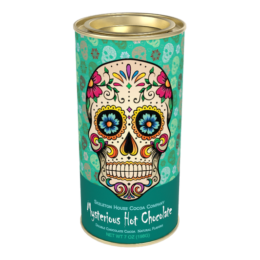 McSteven's Skeleton House "Mysterious" Chocolate Cocoa (7oz Round Tin)